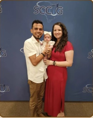 Pastors Brian and Rebekah Soto with their daughter Elliana